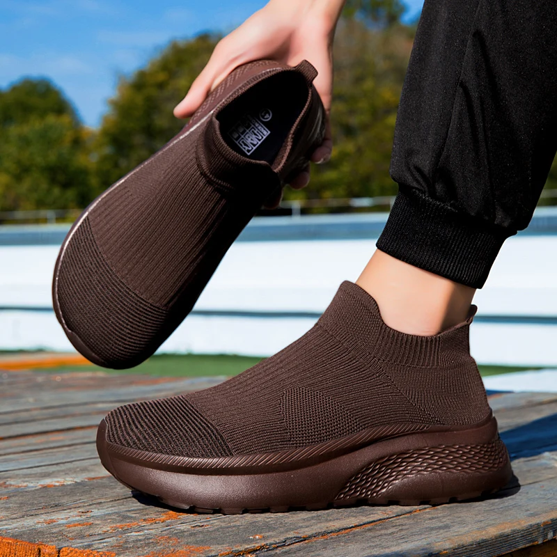 Knit Stabilizer Stretch - Wide Toe Knit Sneakers Men Women