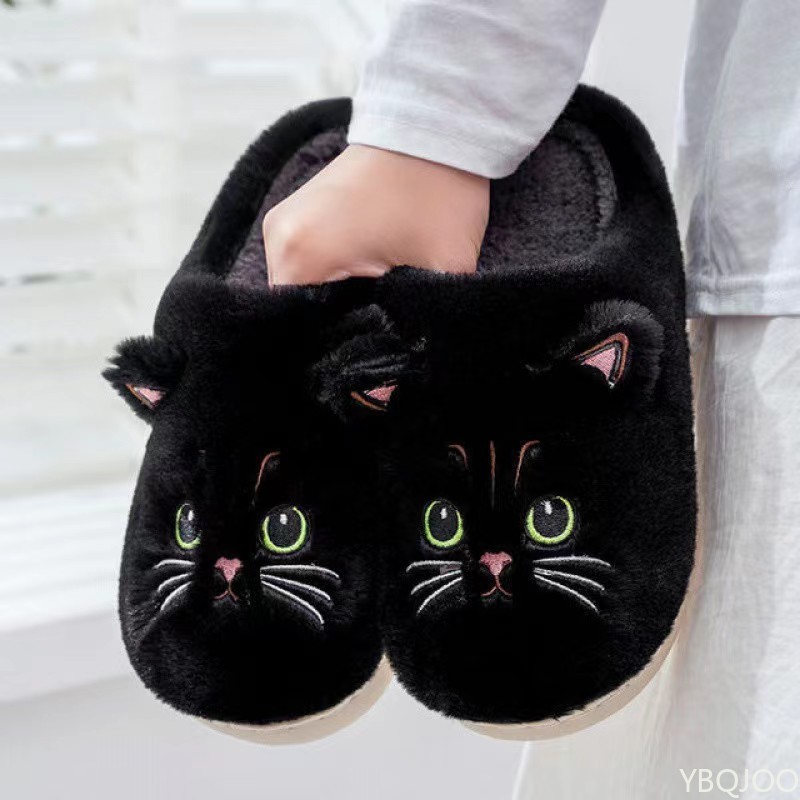 Sewing Fabric - New Autumn Winter Cotton Slippers Men