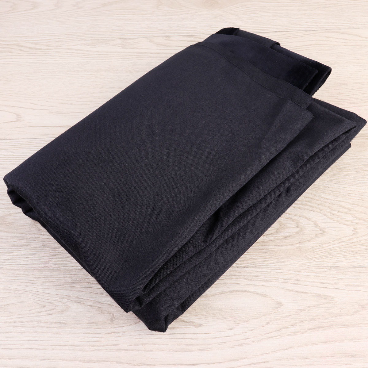 Sewing And Textile - Black Single Side Lint Flannelette Fabric