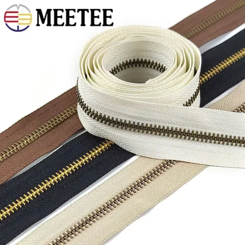 Textile And Sewing Supply - Meetee 2/4Y 3# 5# Metal Zipper