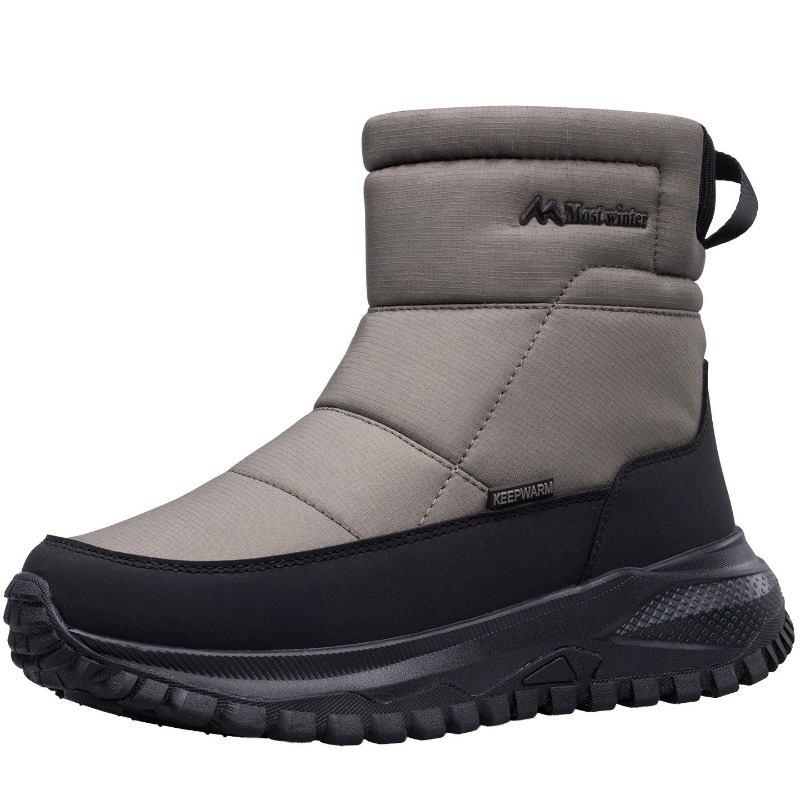 Sewing Zipper - Men's Boots Warm Snow Boots Waterproof