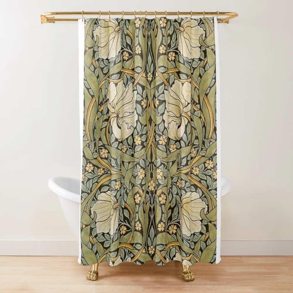 Fabric Weight Set - Shower Curtain,Green Set for Bathroom Heavy