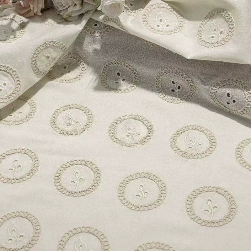 Sewing Fabric - L100CM X W130CM Autumn Winter Embroidered