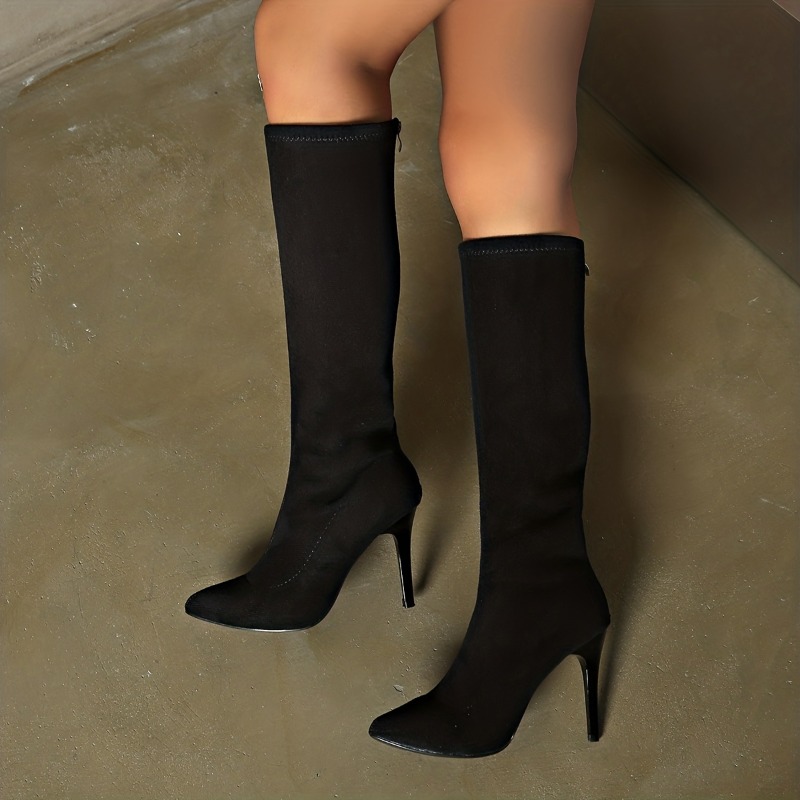Women's Fashion Boots	Pointed  - Sewing Zipper ulasan dan harga