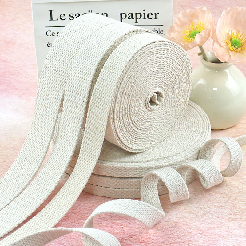 20Meters Beige Cotton Webbing  - Textile And Sewing Supply ulasan dan harga