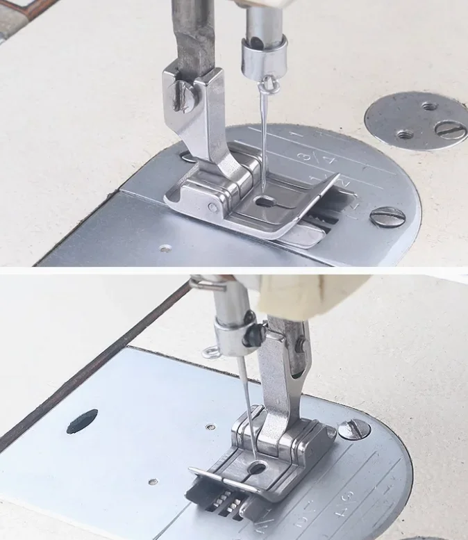 Double Stop Center Seam Presse - Rolled Hem Foot ulasan dan harga