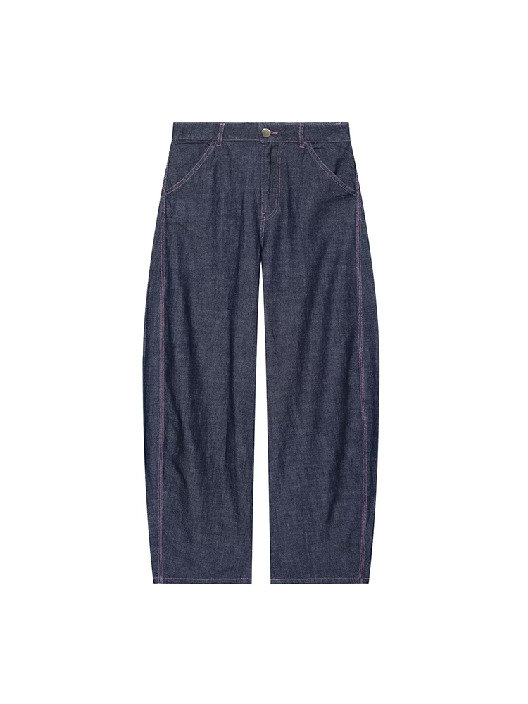 TFMLN Women Denim Pant Set Chi - Shoulder Pad Set In ulasan dan harga