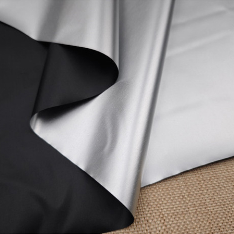 1m Black Silver Coated Blackou - Sewing Fabric ulasan dan harga