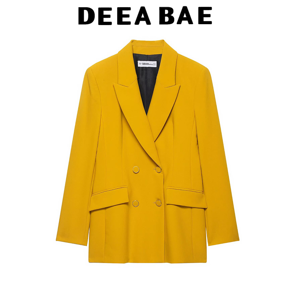 DEEABAE Collar long sleeved su - Shoulder Pad Set In ulasan dan harga