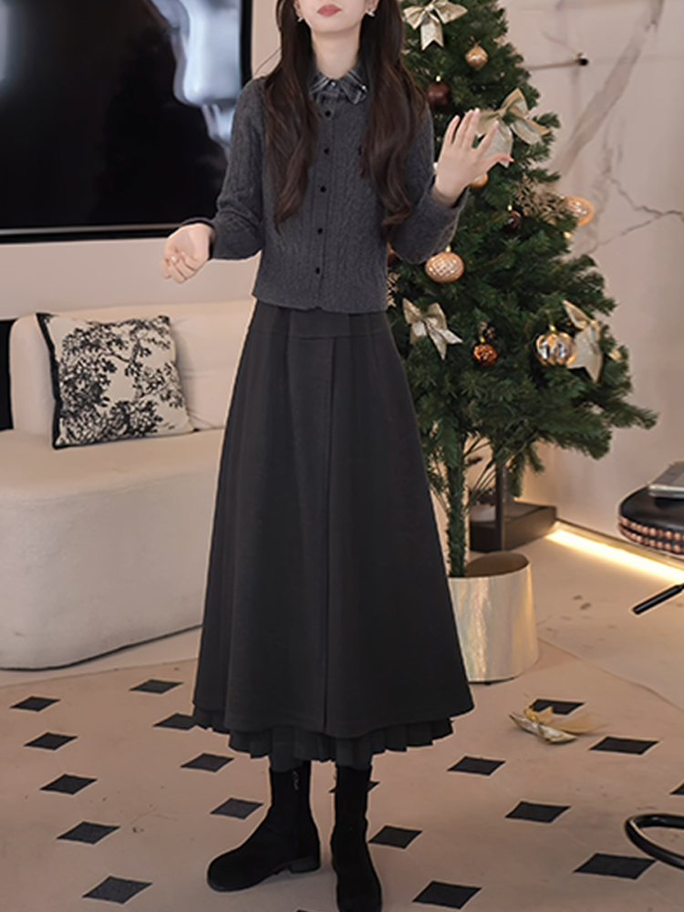 Winter Fashion Women's Knitted - Fabric Weight Set ulasan dan harga