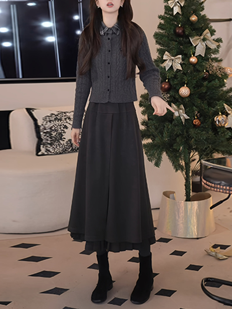 Winter Fashion Women's Knitted - Fabric Weight Set ulasan dan harga
