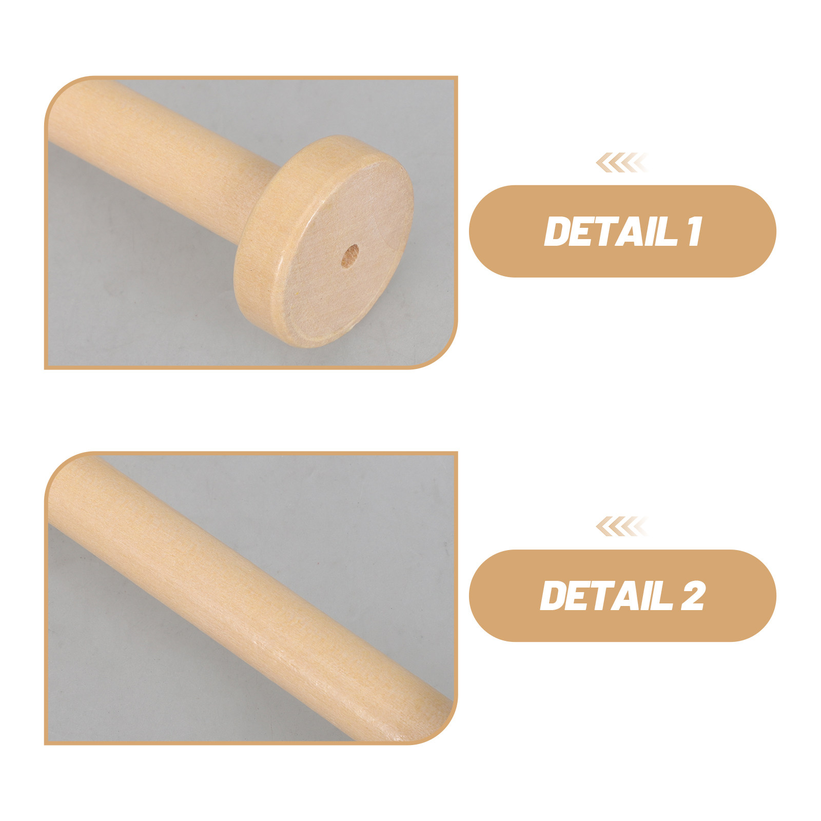 5Pcs Wooden Spools Natural Vin - Sewing And Textile ulasan dan harga