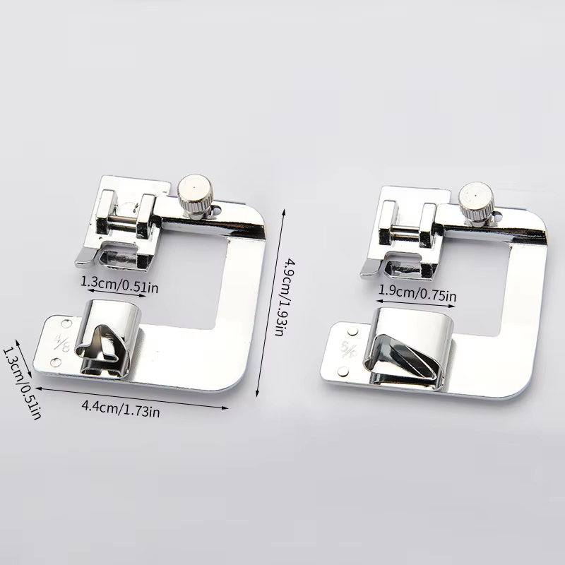 2026 NEW 9mm /13mm /19mm /25mm - Rolled Hem Foot ulasan dan harga