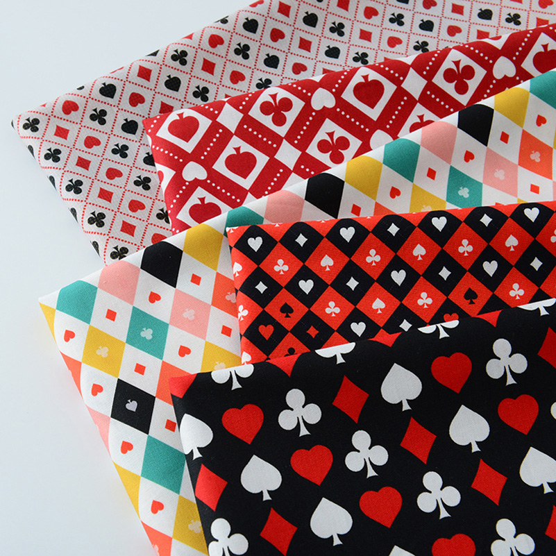 Ins Poker Element Cotton Digit - Sewing And Textile ulasan dan harga