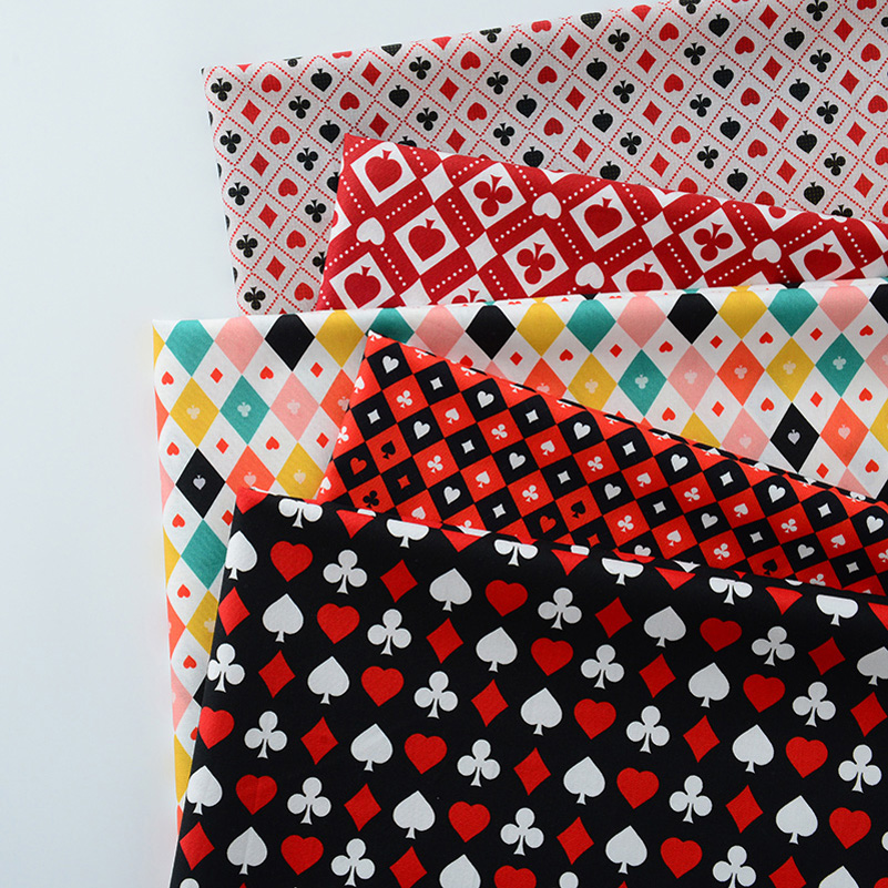 Ins Poker Element Cotton Digit - Sewing And Textile ulasan dan harga