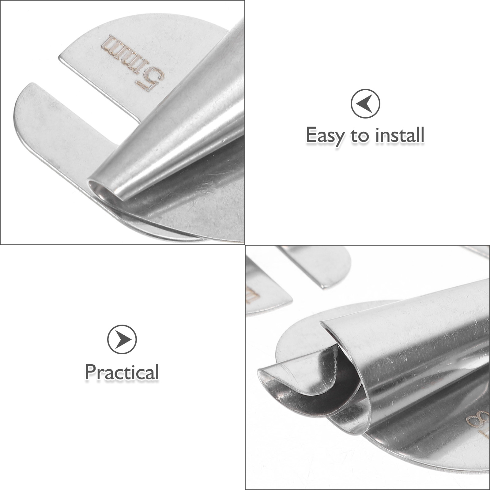 6Pcs Universal Spiral Rolled H - Rolled Hem Foot ulasan dan harga