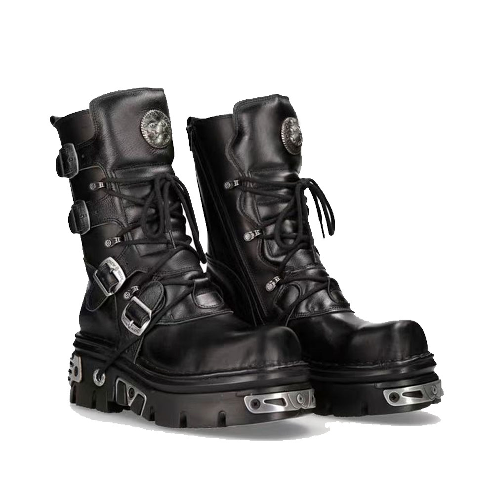 New Men's Punk Motorcycle Boot - Sewing Zipper ulasan dan harga