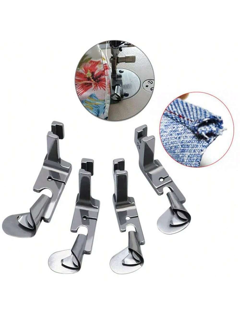 1PCS Industrial Sewing Machine - Rolled Hem Foot ulasan dan harga