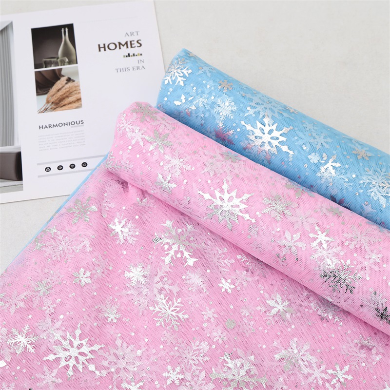 150cm*1yard/pc  Snowflake Prin - Textile And Sewing Supply ulasan dan harga