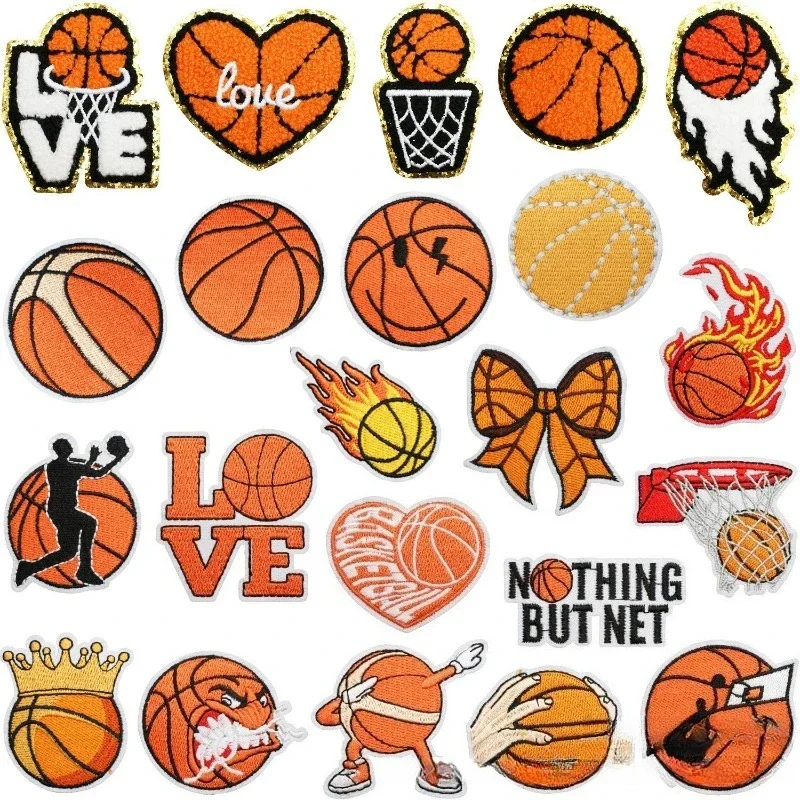 Basketball Embroidery Cloth St - Sewing Labels ulasan dan harga