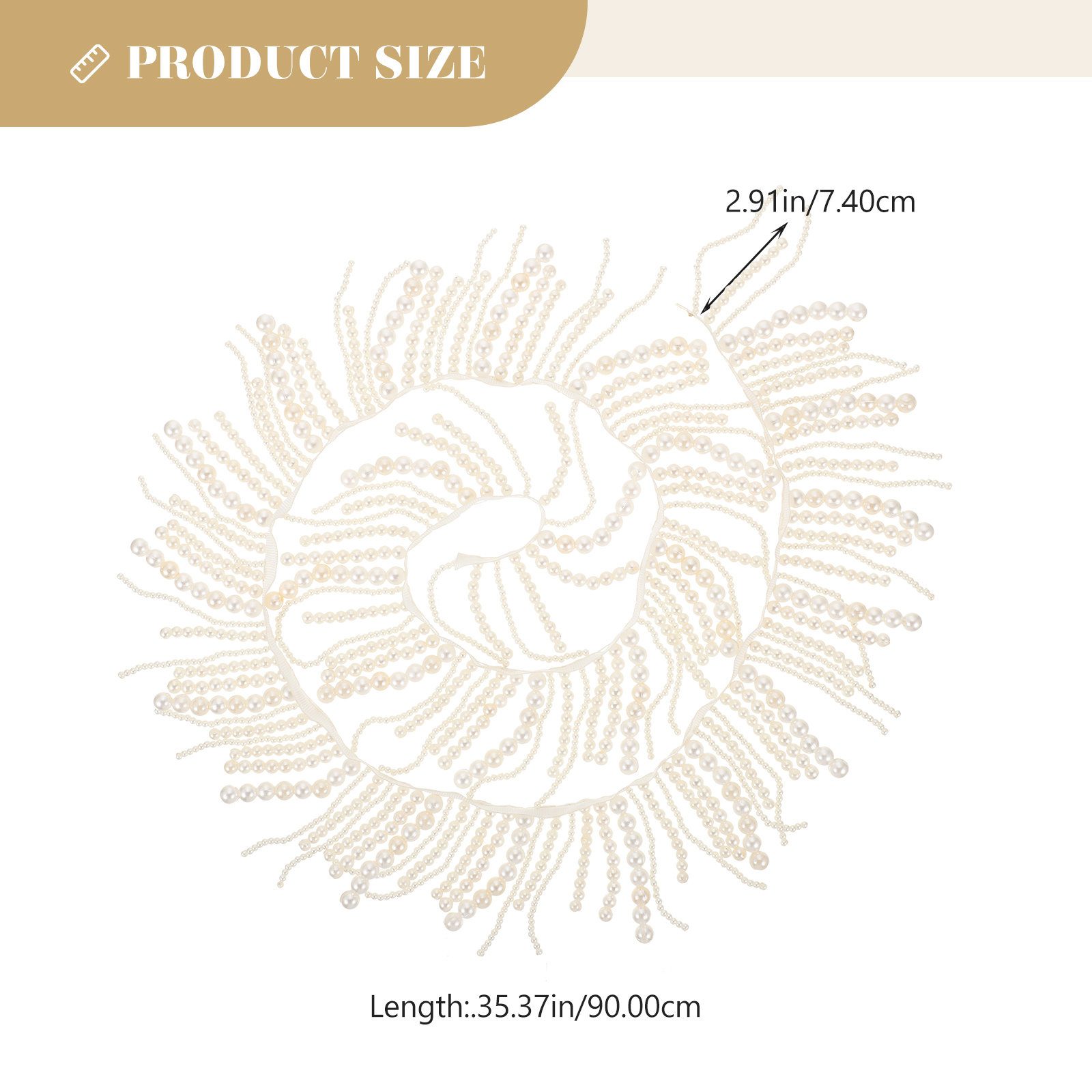 Clothing Pearl Trim Delicate P - Sewing And Textile ulasan dan harga