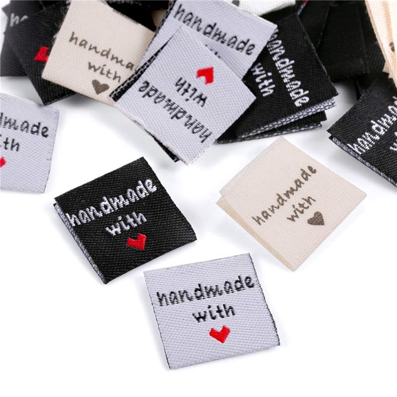 A02M-300 Pcs Handmade Sew-On W - Sewing Labels ulasan dan harga