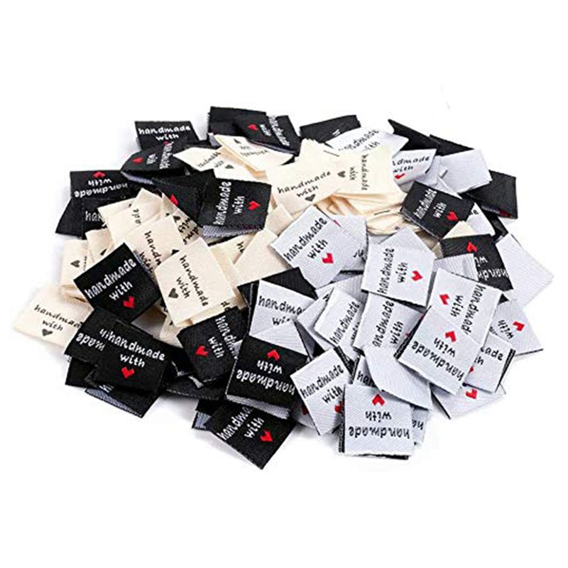 A02M-300 Pcs Handmade Sew-On W - Sewing Labels ulasan dan harga
