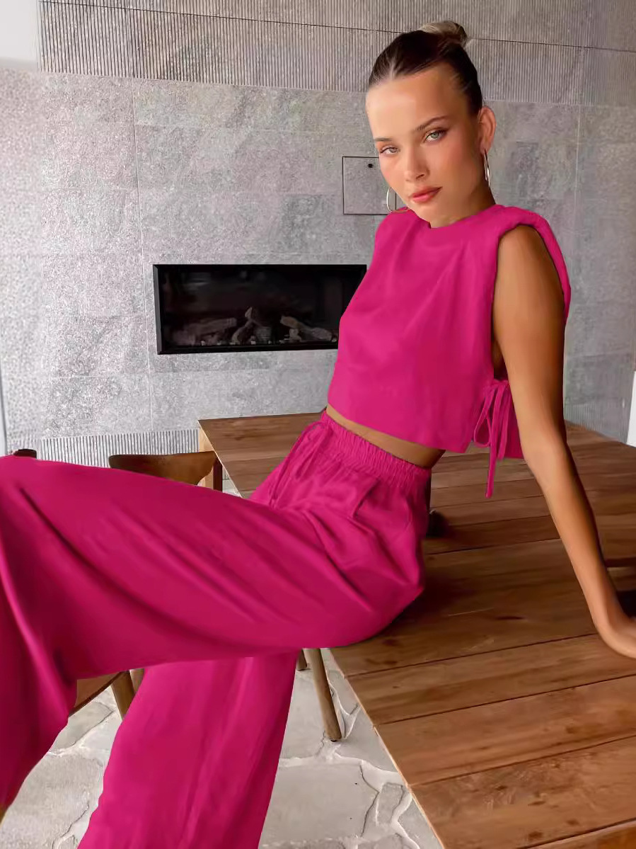 Fashionable Women's Two-Piece  - Shoulder Pad Set In ulasan dan harga