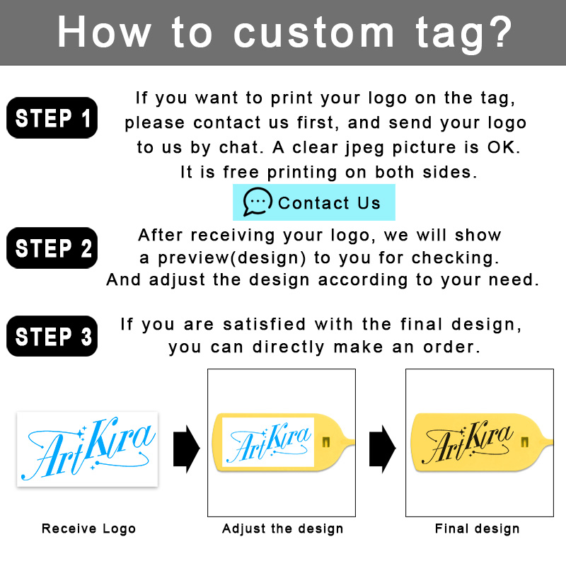 100Pcs Custom Clothing Hang Ta - Sewing Labels ulasan dan harga