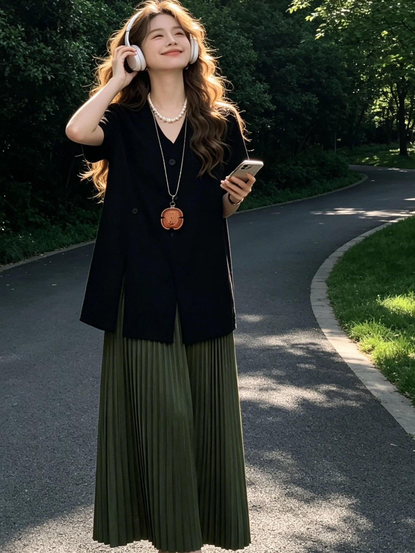 Elegant Casual Women's Suit Se - Shoulder Pad Set In ulasan dan harga