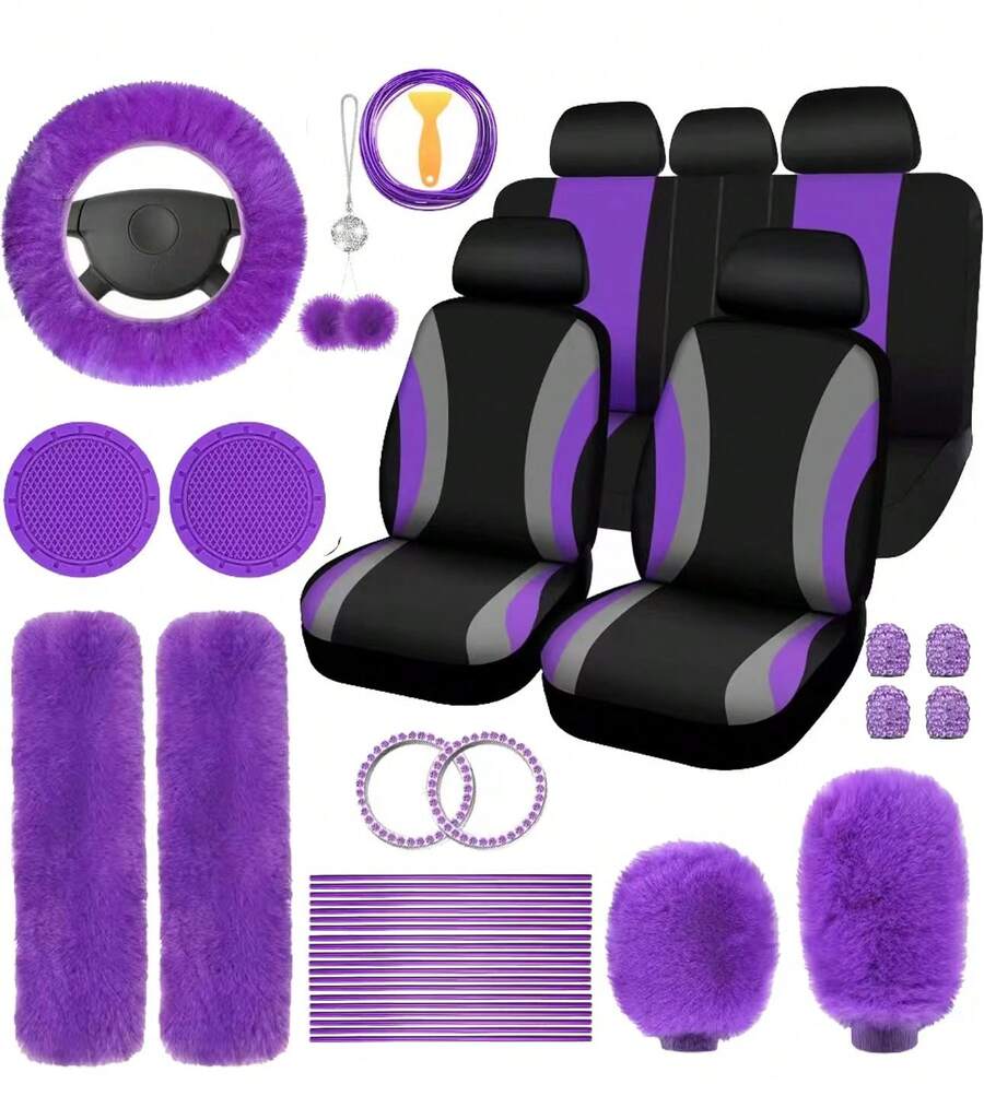 35-Piece Car Seat Cover Set Wi - Shoulder Pad Set In ulasan dan harga