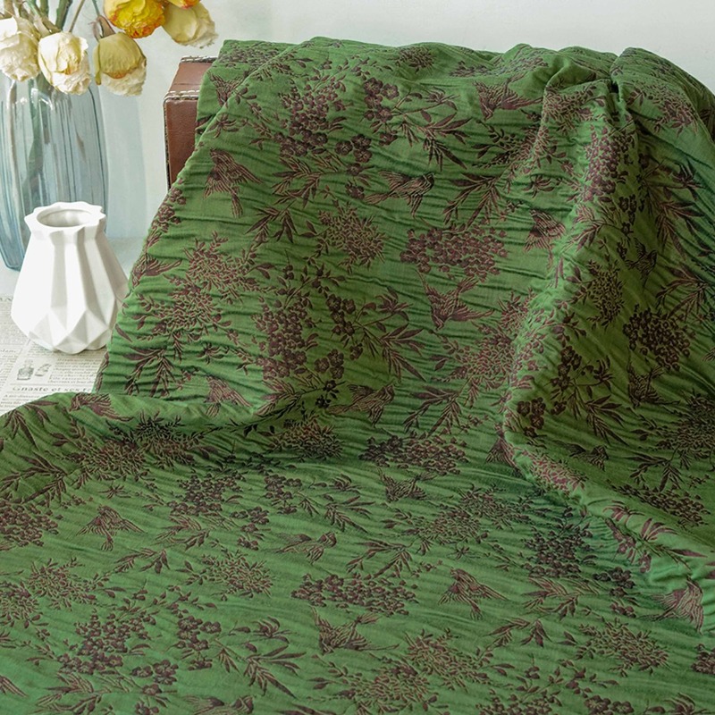 Plum Bamboo Magpie Pattern Rel - Sewing Fabric ulasan dan harga