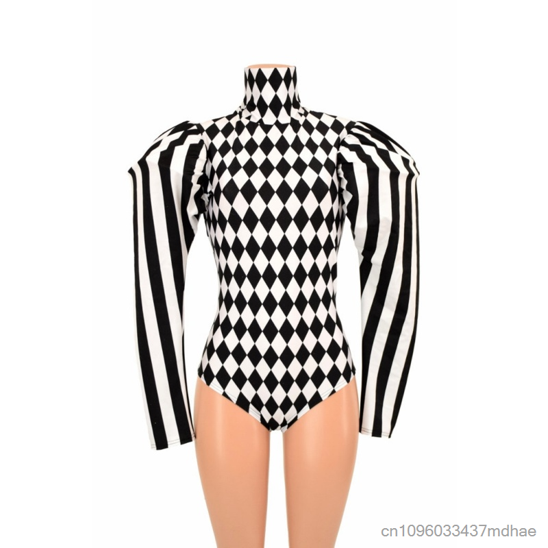 Circus Clown Cosplay Black Whi - Shoulder Pad Set In ulasan dan harga