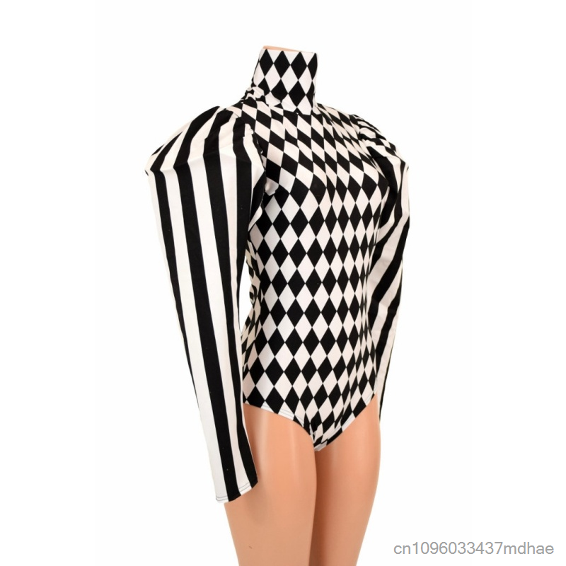 Circus Clown Cosplay Black Whi - Shoulder Pad Set In ulasan dan harga