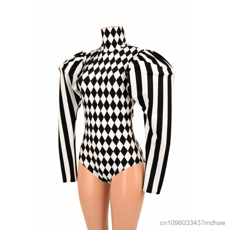 Circus Clown Cosplay Black Whi - Shoulder Pad Set In ulasan dan harga