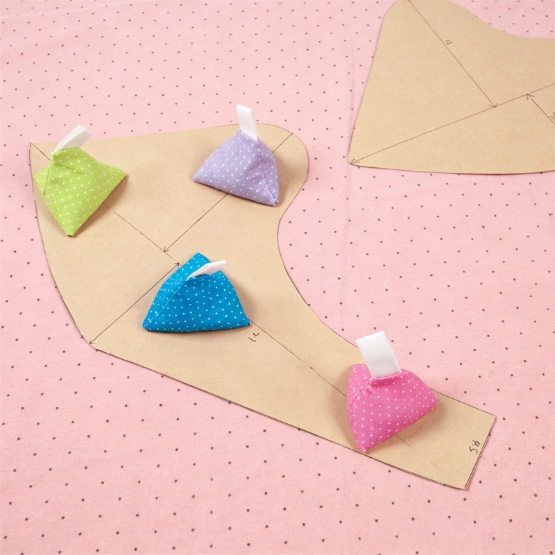 Set Of 4 Triangular Fabric Wei - Fabric Weight Set ulasan dan harga