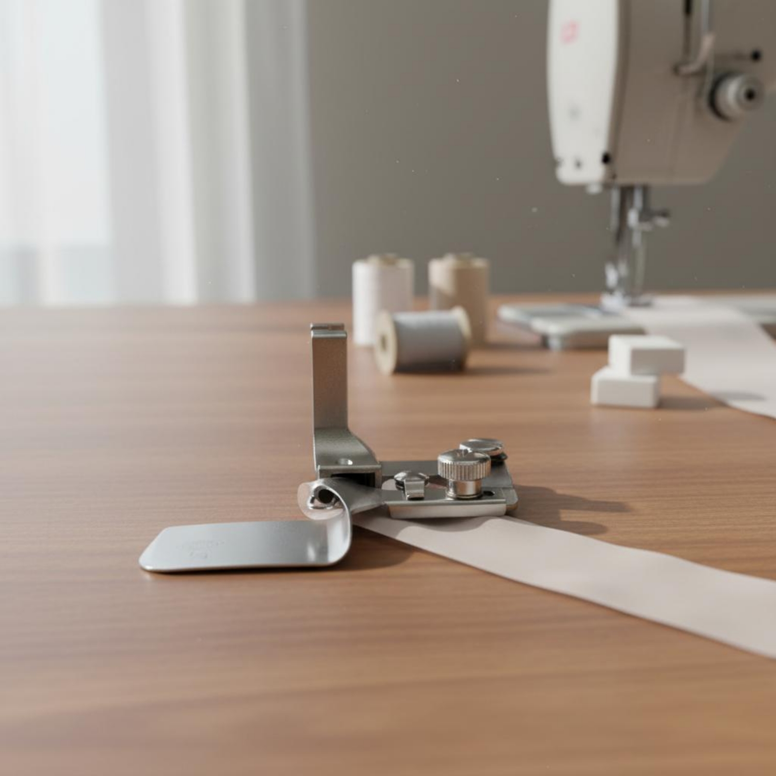 Curved Hem Presser Foot Long-L - Rolled Hem Foot ulasan dan harga