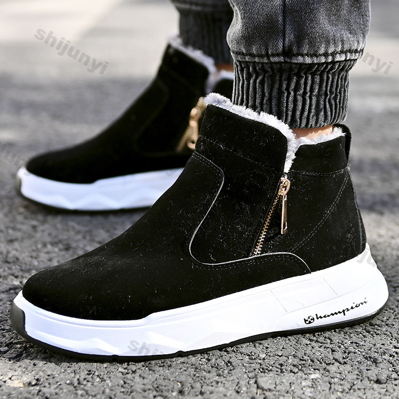 Men's Winter High Top Keep War - Sewing Zipper ulasan dan harga