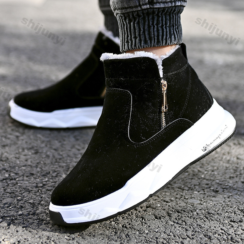Men's Winter High Top Keep War - Sewing Zipper ulasan dan harga