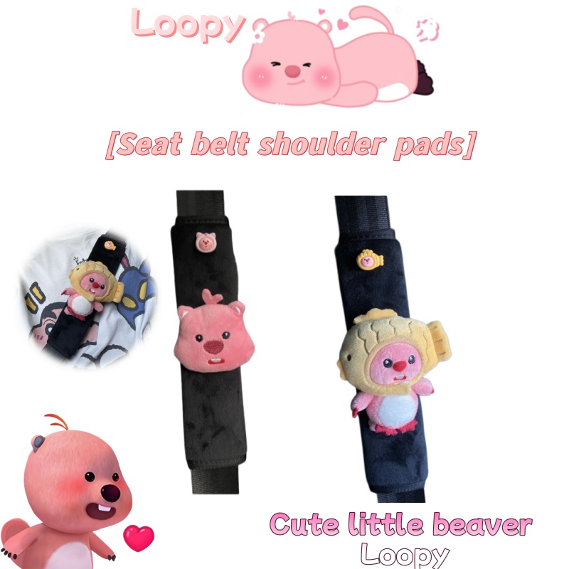 Car Seat Belt Decoration Plush - Shoulder Pad Set In ulasan dan harga