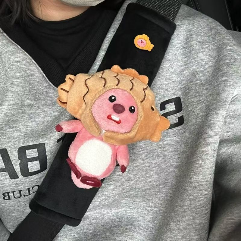 Car Seat Belt Decoration Plush - Shoulder Pad Set In ulasan dan harga