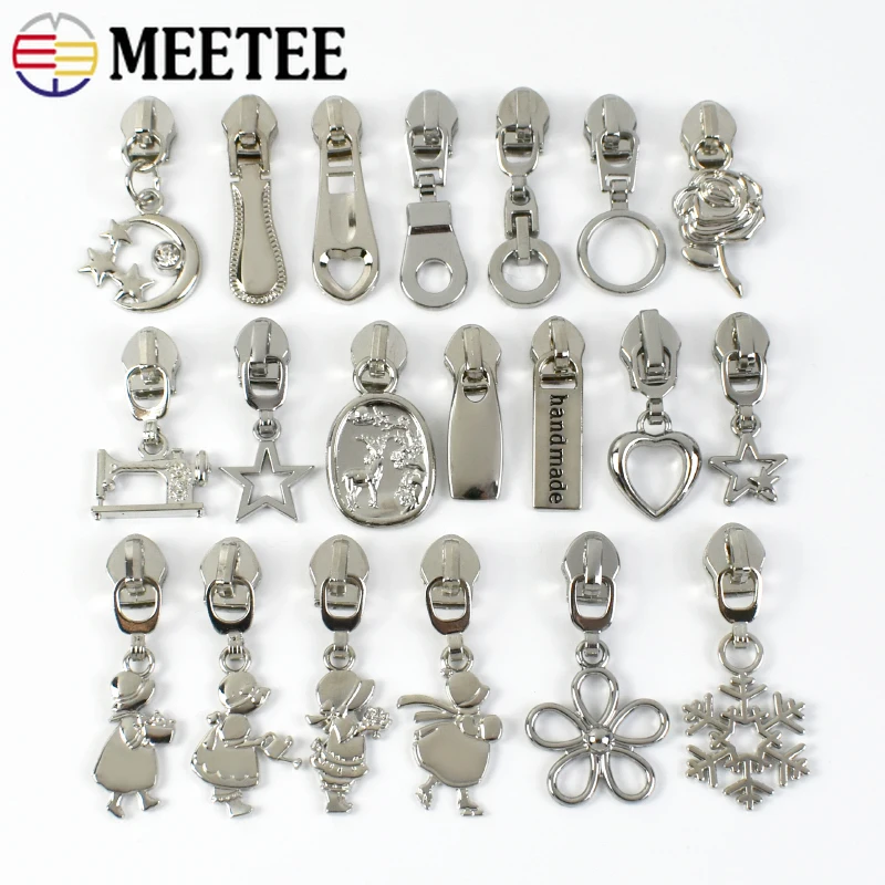 Metal Zipper Slider 5# 5-20Pcs - Textile And Sewing Supply ulasan dan harga
