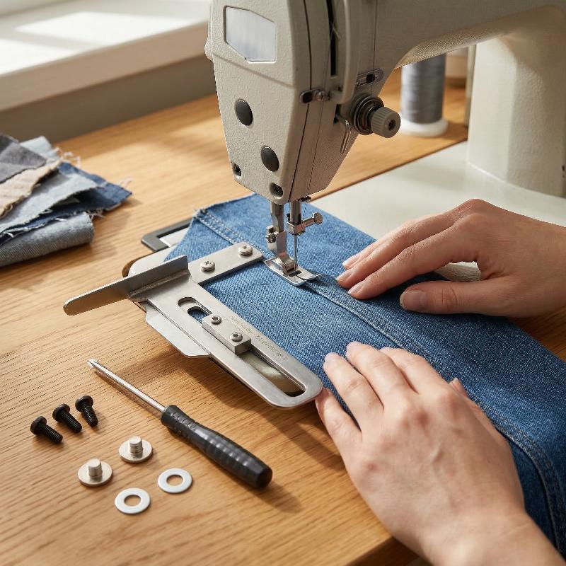 Three Needle Five Thread Zigza - Sewing And Textile ulasan dan harga