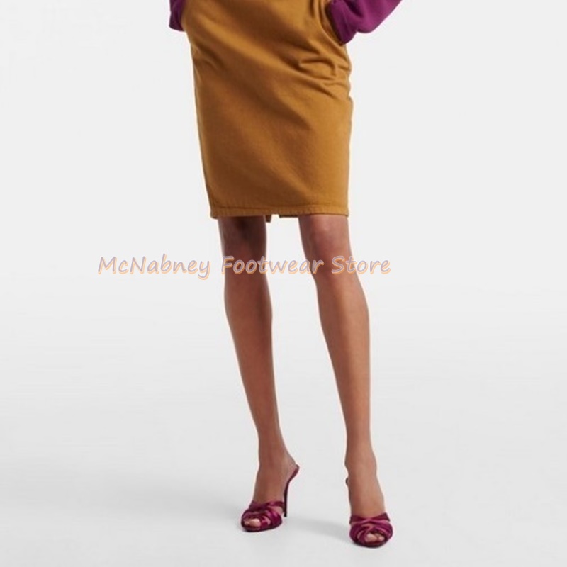 Pointed Stilettos Satin Fabric - Sewing Fabric ulasan dan harga